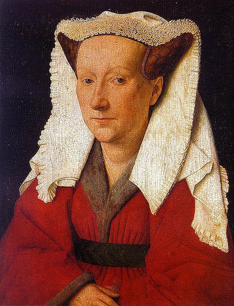 Jan Van Eyck Portrait of Margarete van Eyck oil painting image